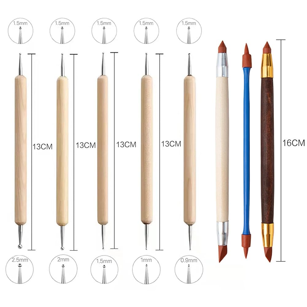 粘土道具 Amazon.co.jp: Clay Tools 44ピース 陶器ツール 粘土彫刻ツール